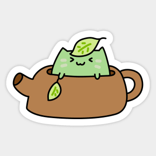 Matcha Cat Sticker